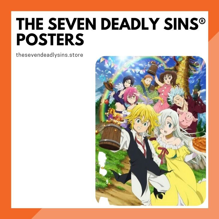 RIVYOS Anime Nanatsu No Taizai The Seven Deadly Sins Poster