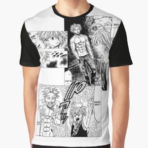 Ban and Meliodas Meet - Manga Graphic T-Shirt RB1606 product Offical The Seven Deadly Sins Merch