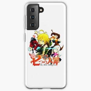 The Seven Deadly Sins anime logo Samsung Galaxy Soft Case RB1606 product Offical The Seven Deadly Sins Merch