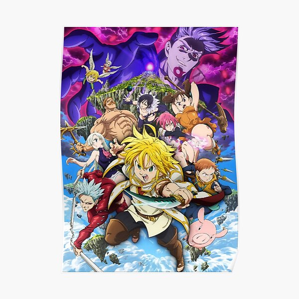 The Seven Deadly Sins Poster RB1606 product Offical The Seven Deadly Sins Merch