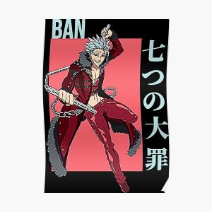 Ban - Seven Deadly Sins anime  Poster RB1606 product Offical The Seven Deadly Sins Merch