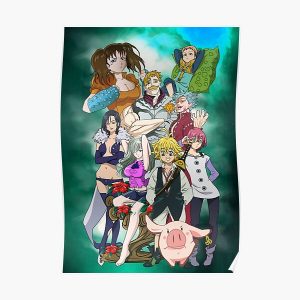 The seven deadly sins anime Poster RB1606 product Offical The Seven Deadly Sins Merch