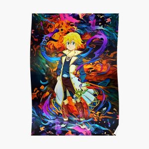 colorful Dragons Sin Poster RB1606 product Offical The Seven Deadly Sins Merch