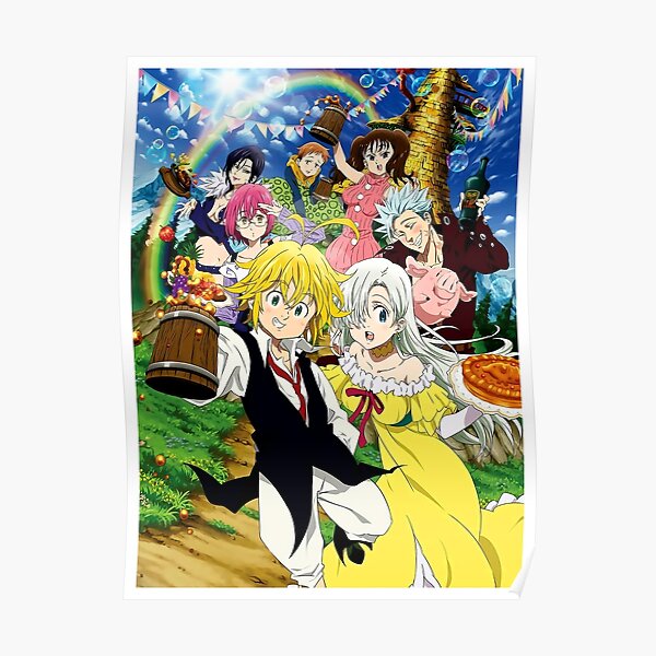 The Seven Deadly Sins Character Poster RB1606 product Offical The Seven Deadly Sins Merch