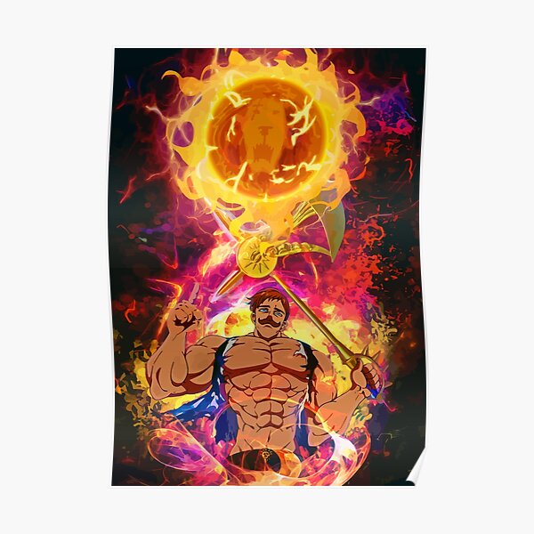 Neon Cruel Sun Poster RB1606 product Offical The Seven Deadly Sins Merch