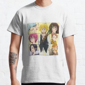 The Seven Deadly Sins Character Mashup Anime Nanatsu no Taizai Essential  T-Shirt for Sale by shizazzi