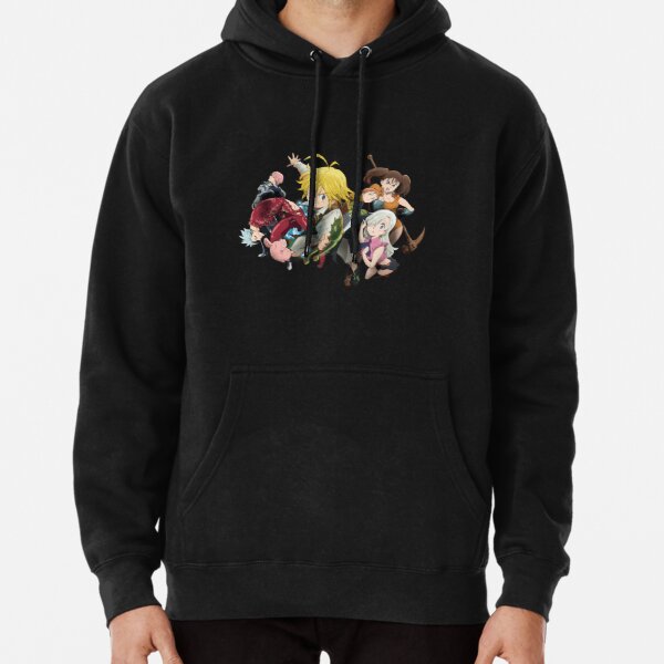The Seven Deadly Sins Pullover Hoodie RB1606 product Offical The Seven Deadly Sins Merch