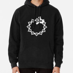 The Seven Deadly Sins - The Dragon Sin of Wrath (White) Pullover Hoodie RB1606 product Offical The Seven Deadly Sins Merch