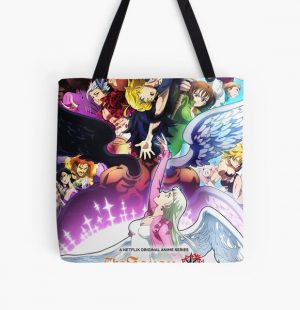 The Seven deadly sins dragon's judgement All Over Print Tote Bag RB1606 product Offical The Seven Deadly Sins Merch