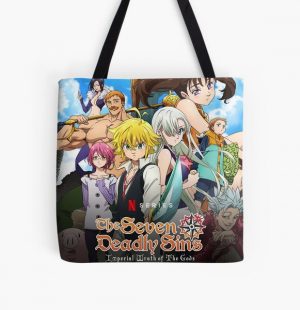 the seven deadly sins imperal wrath the gods All Over Print Tote Bag RB1606 product Offical The Seven Deadly Sins Merch