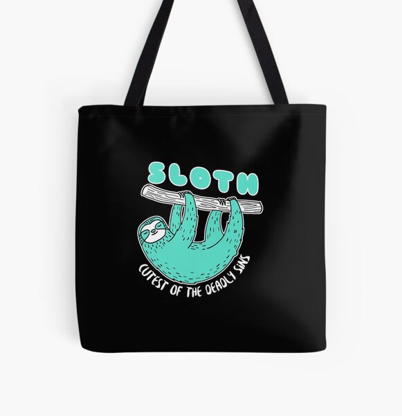 sloth cutest of the deadly sins All Over Print Tote Bag RB1606 product Offical The Seven Deadly Sins Merch