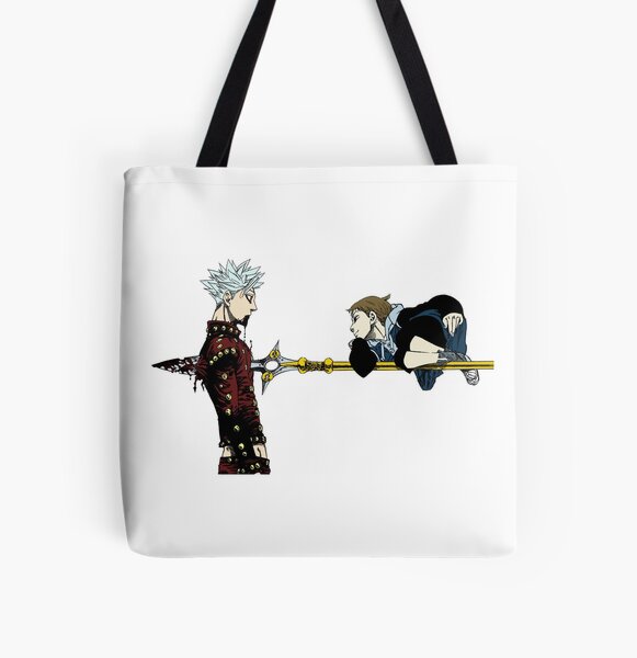 Seven Deadly Sins - Ban and King All Over Print Tote Bag RB1606 product Offical The Seven Deadly Sins Merch