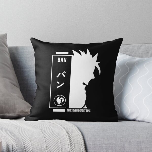 Ban seven deadly sins Throw Pillow RB1606 product Offical The Seven Deadly Sins Merch