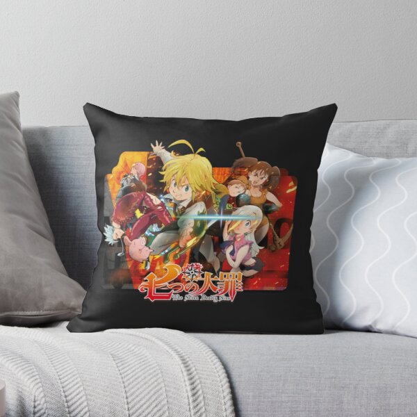 The Seven Deadly Sins Throw Pillow RB1606 product Offical The Seven Deadly Sins Merch