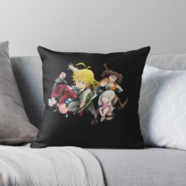 The Seven Deadly Sins Throw Pillow RB1606 product Offical The Seven Deadly Sins Merch