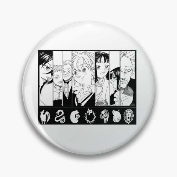 the deadly seven sins Pin RB1606 product Offical The Seven Deadly Sins Merch