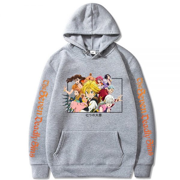 Japanese Anime Graphic Hoodies the Seven Deadly Sins Harajuku Sweatshirt Unisex Male 4 - The Seven Deadly Sins Store