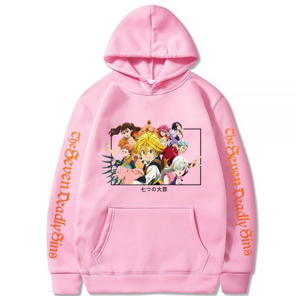 Japanese Anime Graphic Hoodies the Seven Deadly Sins Harajuku Sweatshirt Unisex Male 5 - The Seven Deadly Sins Store