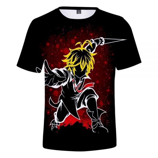 2021 Hot Sale Anime The Seven Deadly Sins 3d Printed T shirt Unisex Fashion Harajuku Short 2 - The Seven Deadly Sins Store