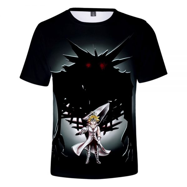 2021 Hot Sale Anime The Seven Deadly Sins 3d Printed T shirt Unisex Fashion Harajuku Short - The Seven Deadly Sins Store