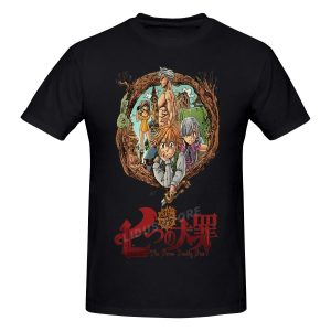 Anime The Seven Deadly Sins Nanatsu Melioda T shirt Harajuku Clothing T shirt 100 Cotton Sweatshirts - The Seven Deadly Sins Store